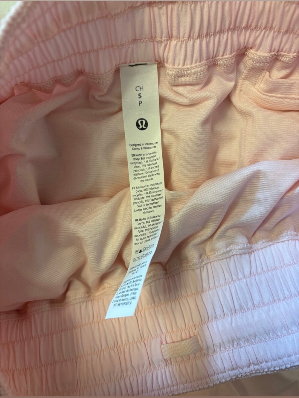 Lululemon Shake It Out athletic shorts